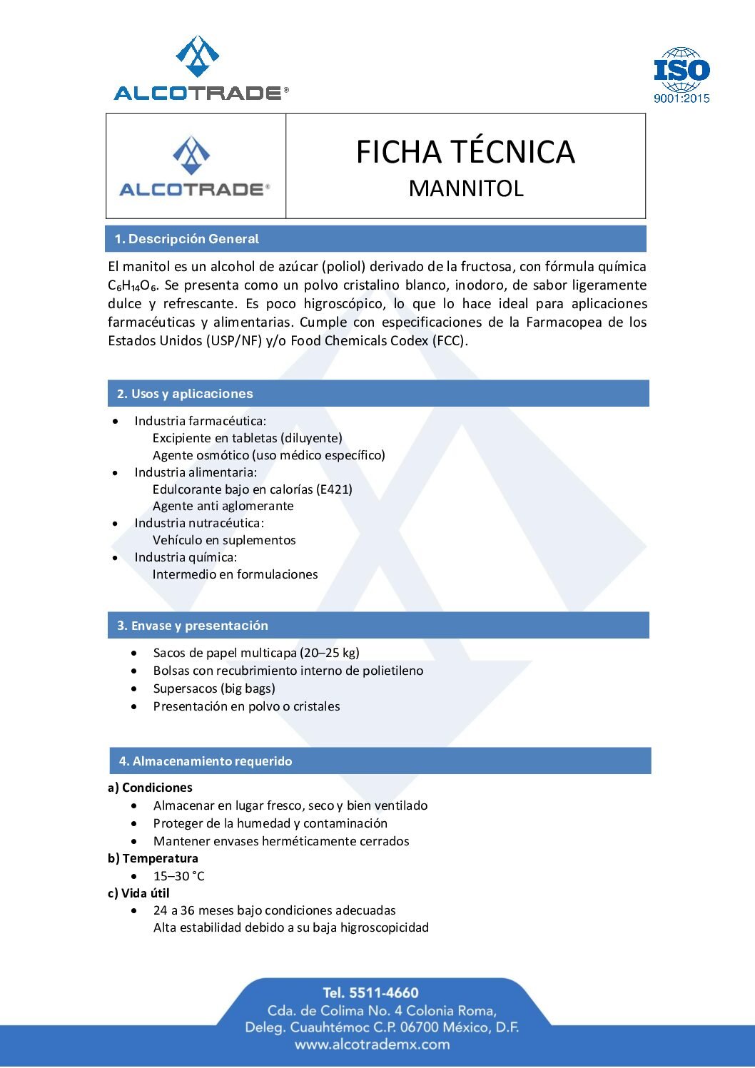 TDS mannitol