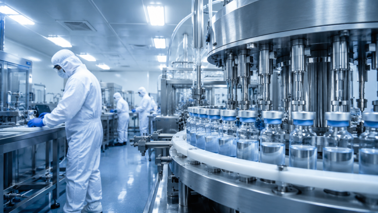 Producción industrial de APIs farmacéuticos GLP-1 en instalaciones GMP - Alcotrade México